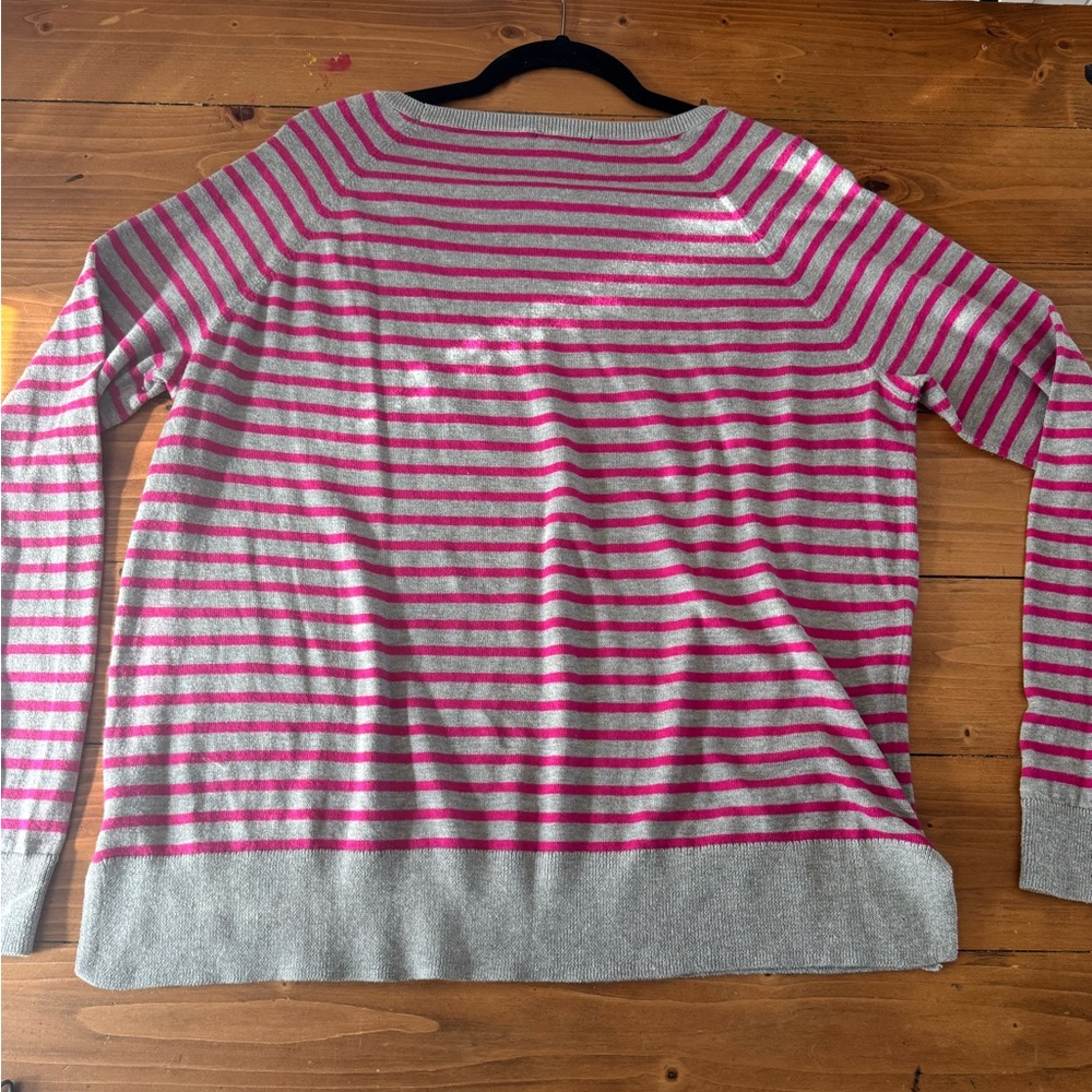 a.n.a Pink and Gray‎ Knit Top
